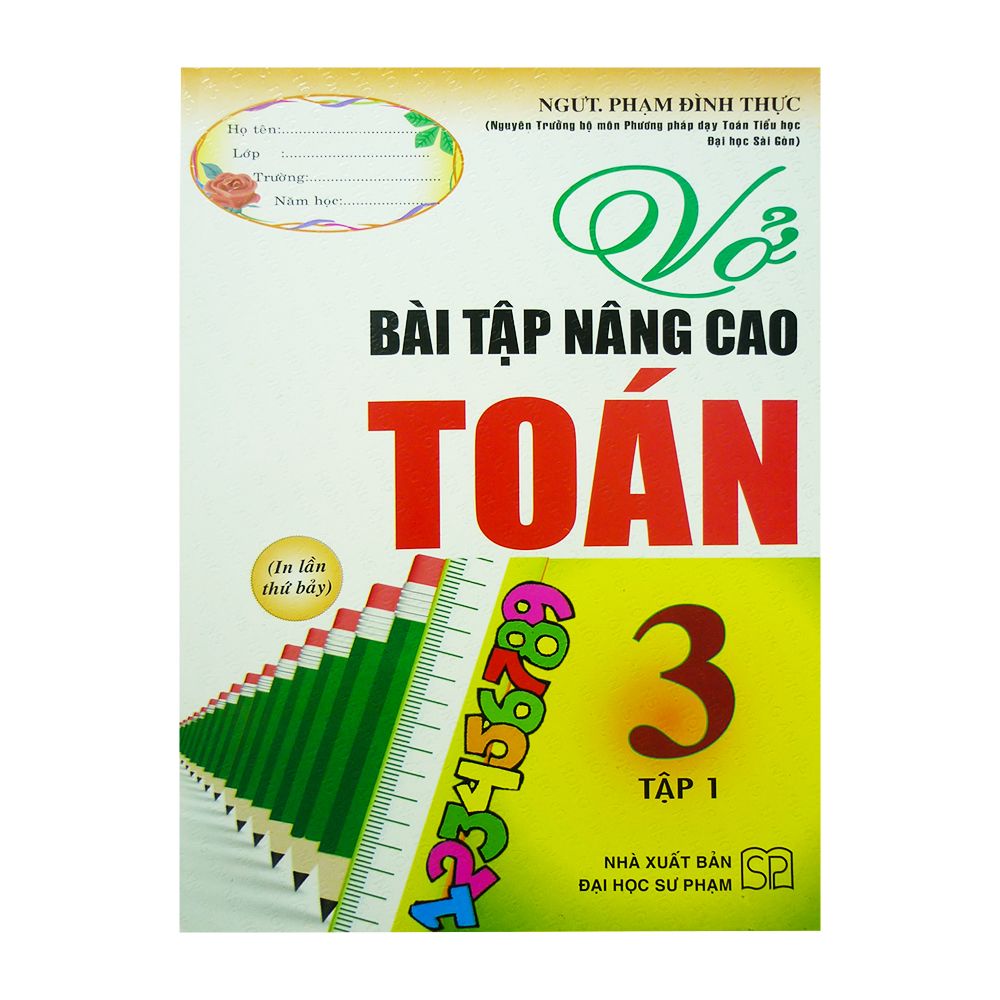  Vở Bài Tập Nâng Cao Toán Lớp 3 - Tập 1 