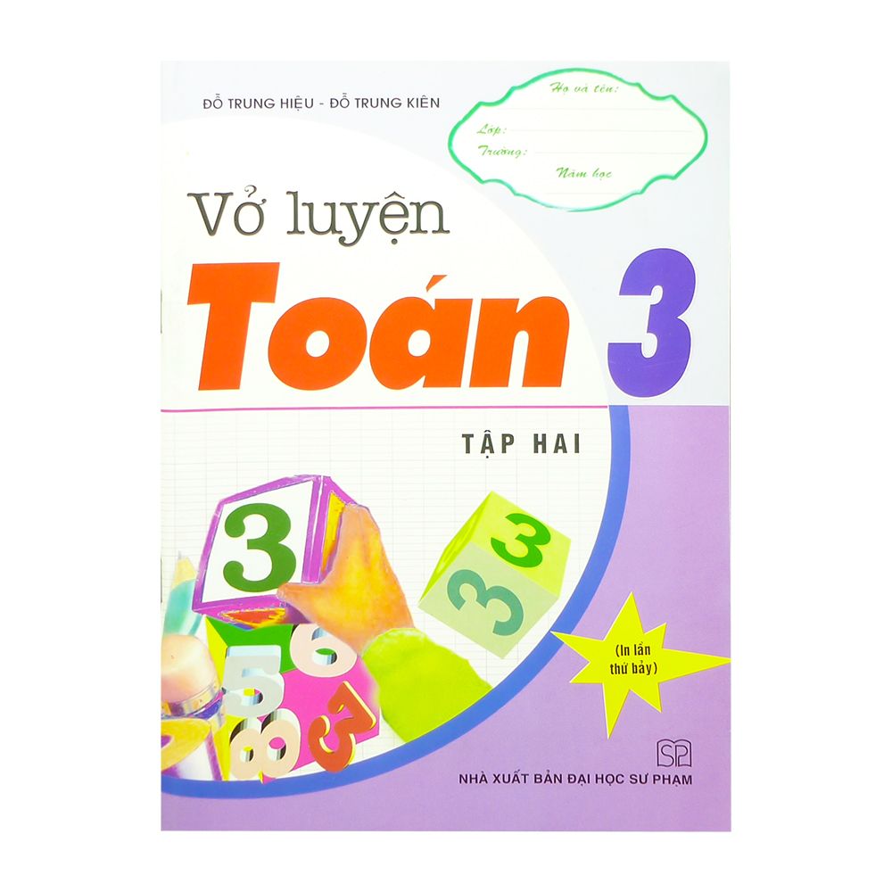  Vở Luyện Toán 3 - Tập Hai 