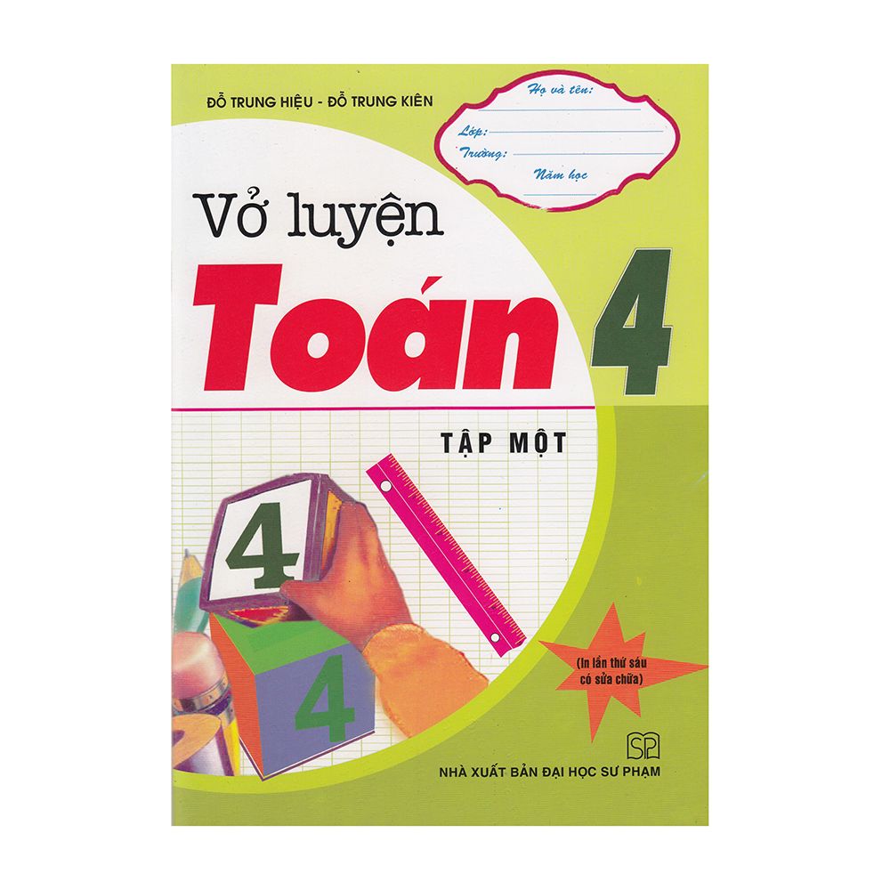  Vở Luyện Toán 4 - Tập 1 