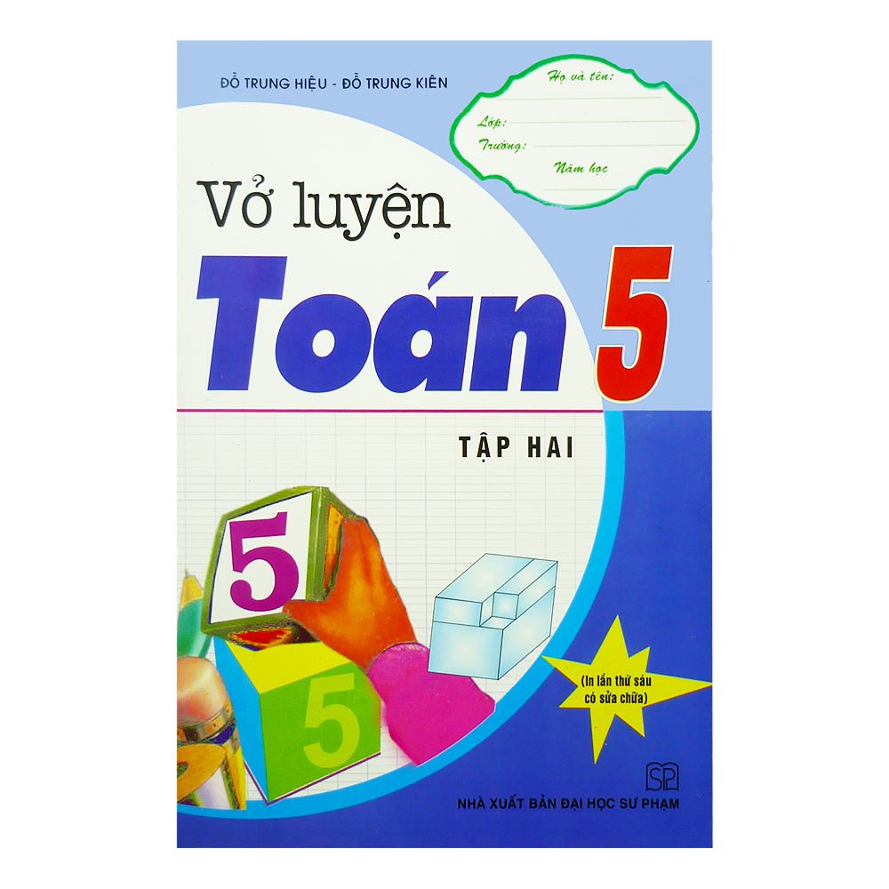  Vở Luyện Toán 5 - Tập 2 