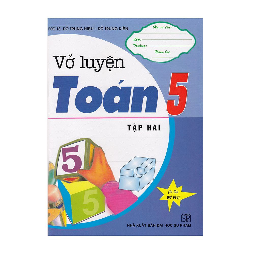  Vở Luyện Toán 5 - Tập 2 (Tái Bản 2019) 