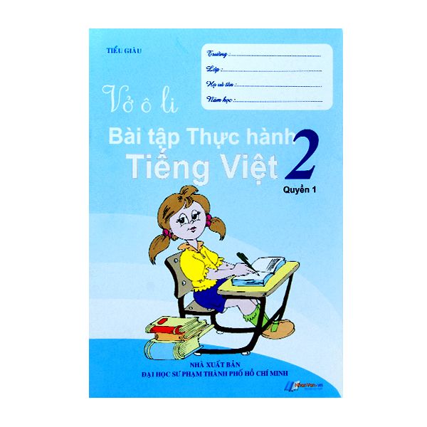  Vở ô li Bài Tập Thực Hành Tiếng Việt 2 Quyển 1 