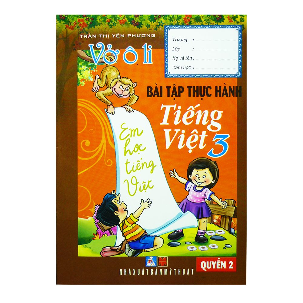  Vở Ô Li Bài Tập Thực Hành Tiếng Việt Lớp 3 