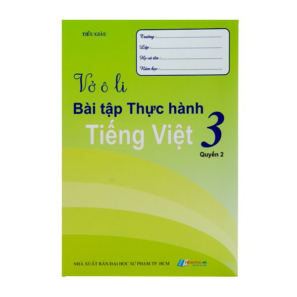  Vở Ô Li Bài Tập Thực Hành Tiếng Việt Lớp 3 - Tập 2 