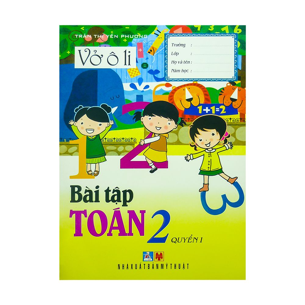  Vở Ô Li Bài Tập Toán Lớp 2 Quyển 1 