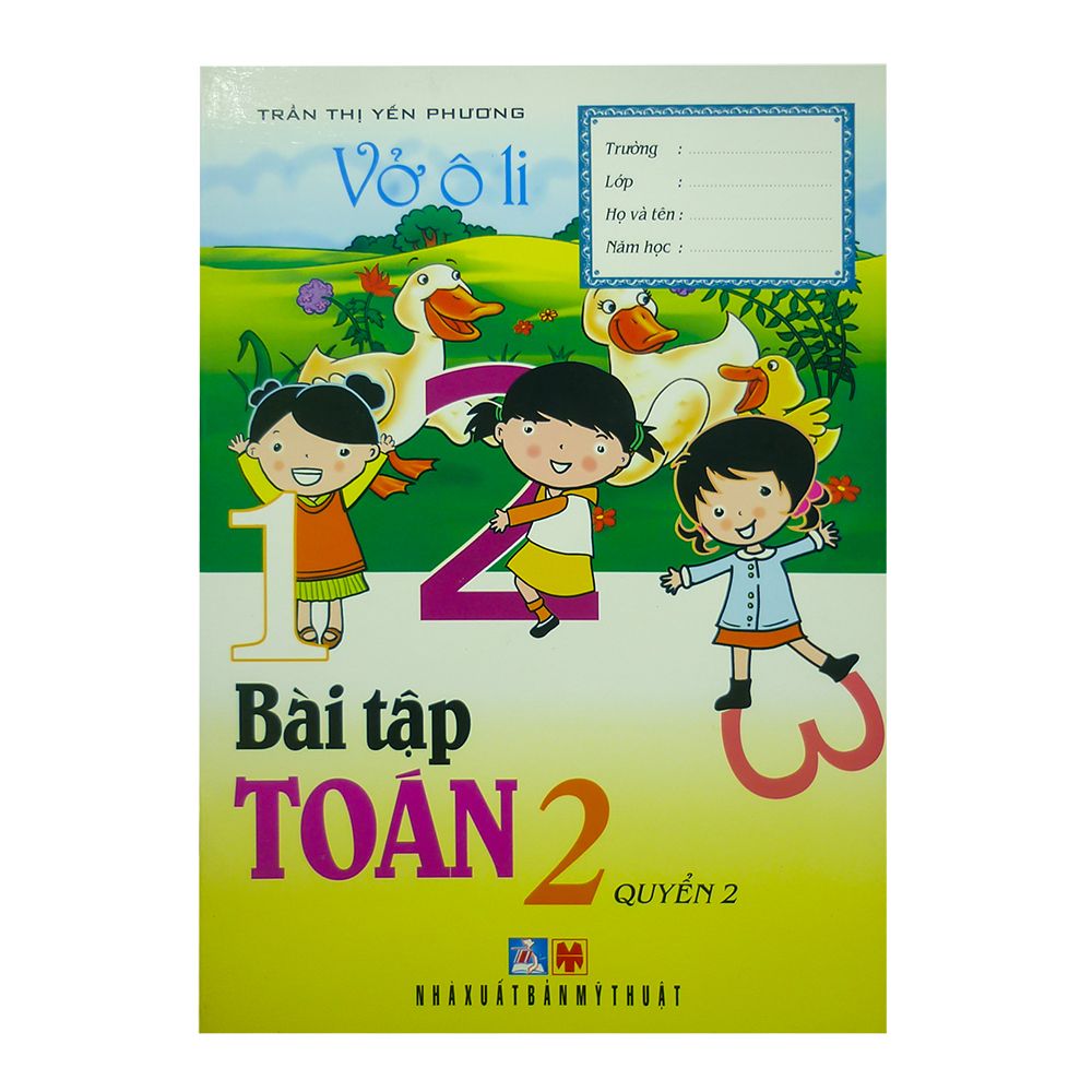  Vở Ô Li Bài Tập Toán Lớp 2 (Quyển 2) 