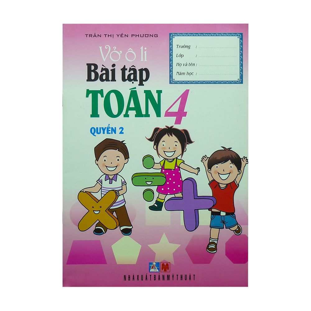  Vở Ô Li Bài Tập Toán Lớp 4 (Quyển 2) 