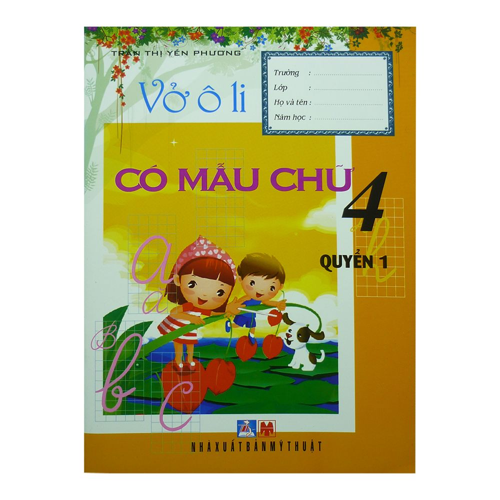  Vở Ô Li Có Mẫu Chữ Lớp 4 (Quyển 1) 