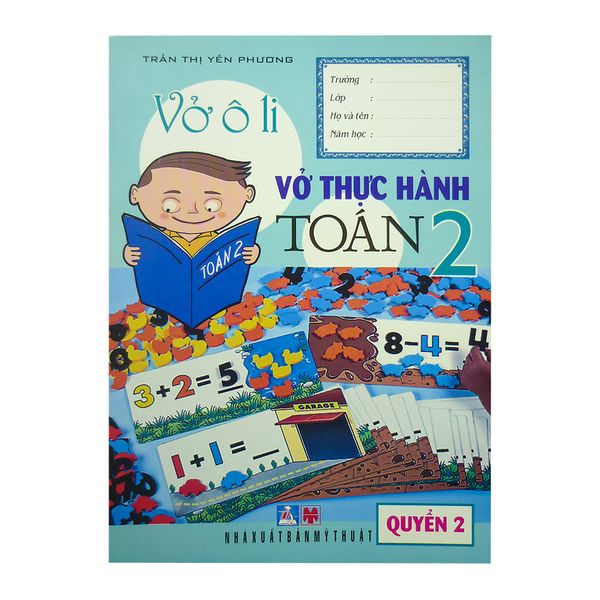  Vở Ô Li Thực Hành Toán Lớp 2 - Quyển 2 