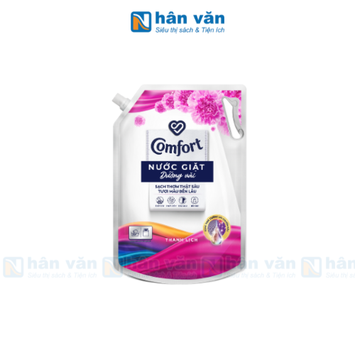  Nước Giặt Dưỡng Vải Comfort Đa Năng Hương Thanh Lịch - Túi 3.8kg 