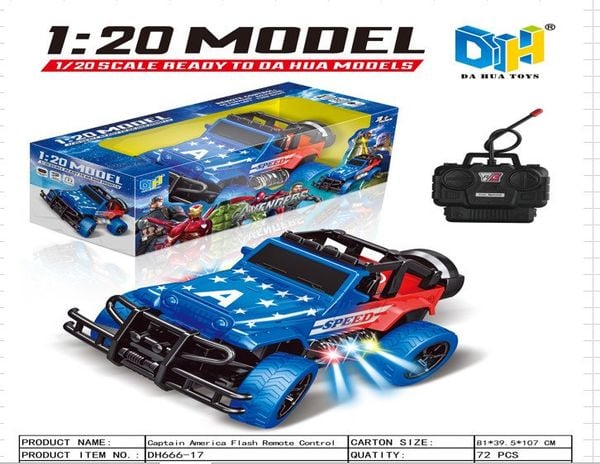 Xe Off-Road Điều Khiển 1:20 Captain America 6281 (DH666-17)