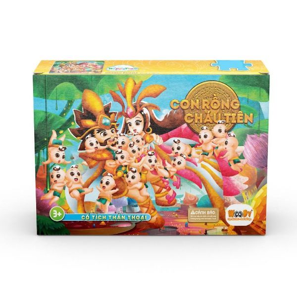  Xếp Hình Puzzle Con Rồng Cháu Tiên Woody (200 Miếng Ghép) 