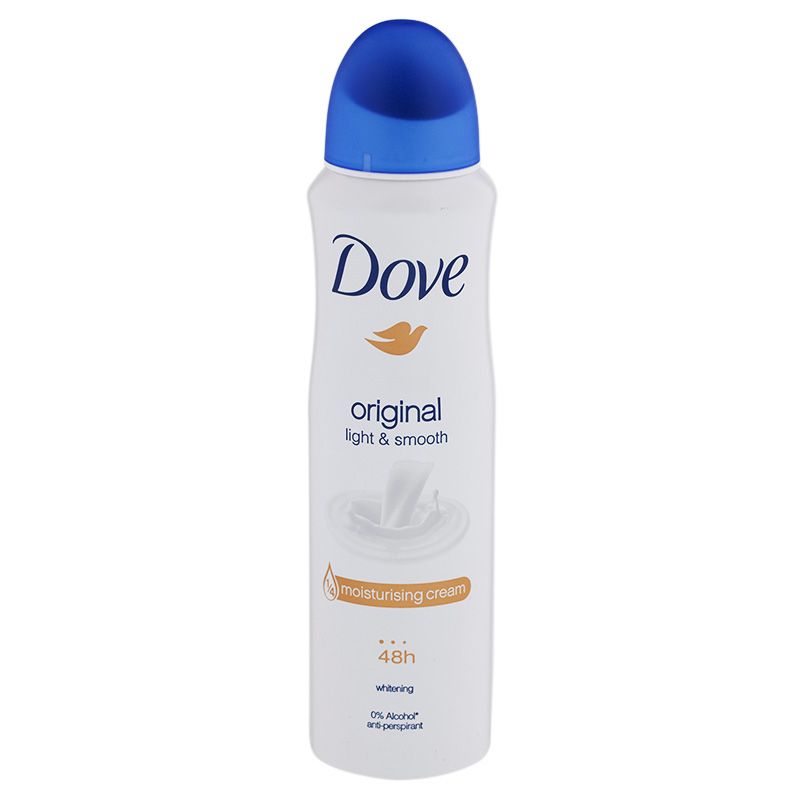  Xịt Khử Mùi Dove Original Light & Smooth 150ml 