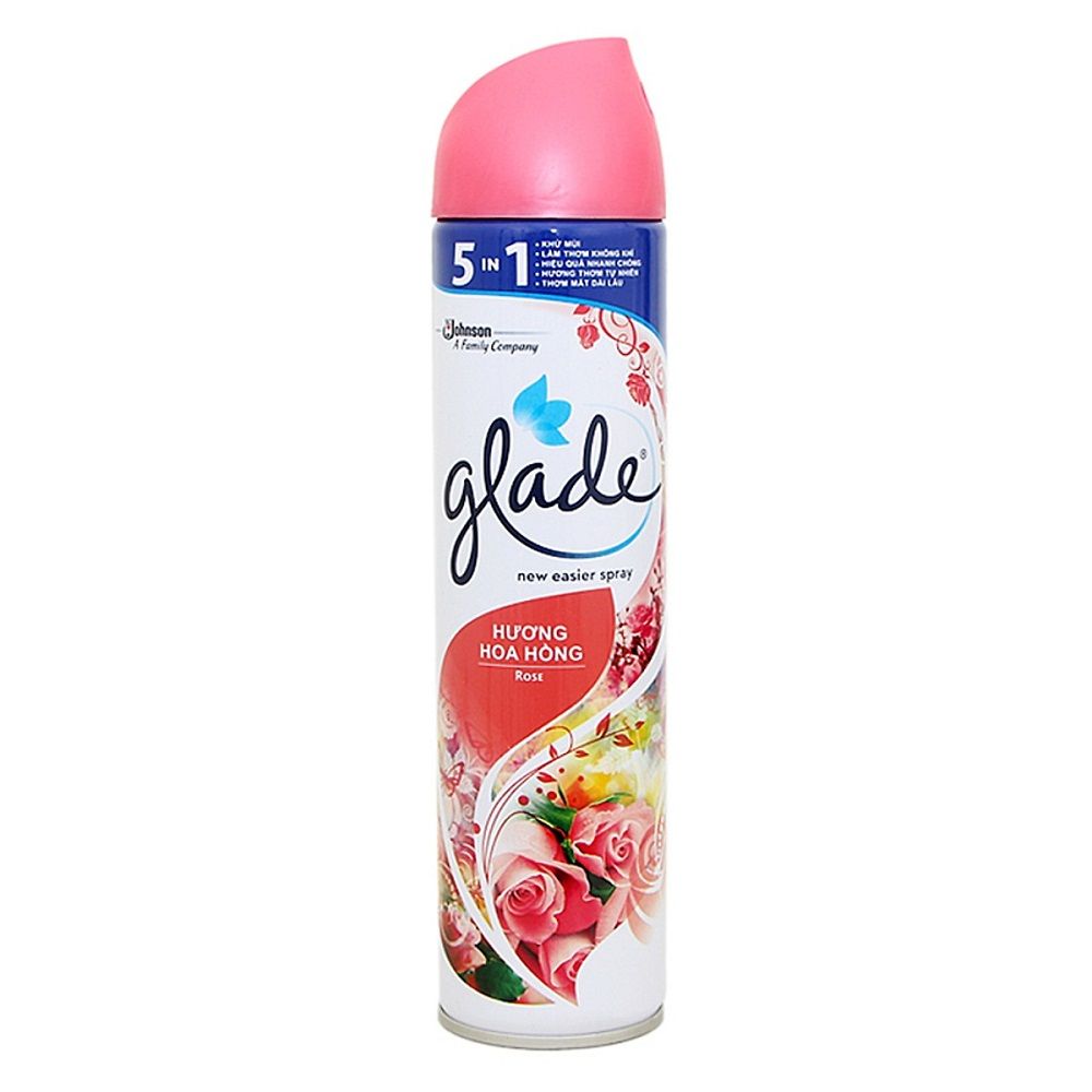  Xịt Phòng Glade Hương Hoa Hồng 280ml 