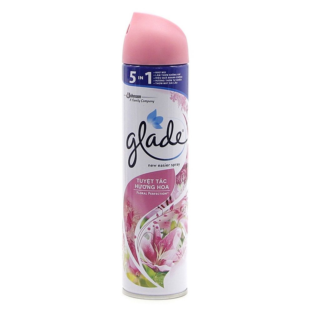  Xịt Phòng Glade Tuyệt Tác Hương Hoa 280ml 