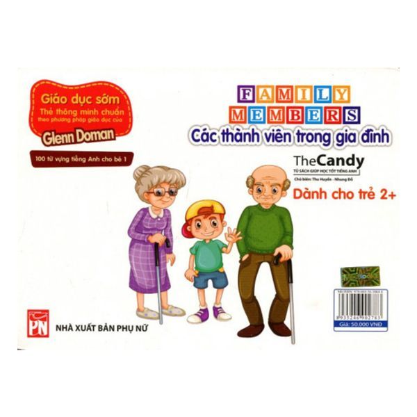  Flashcard Dạy Trẻ Theo Phương Pháp Glenn Doman - Các Thành Viên Trong Gia Đình 