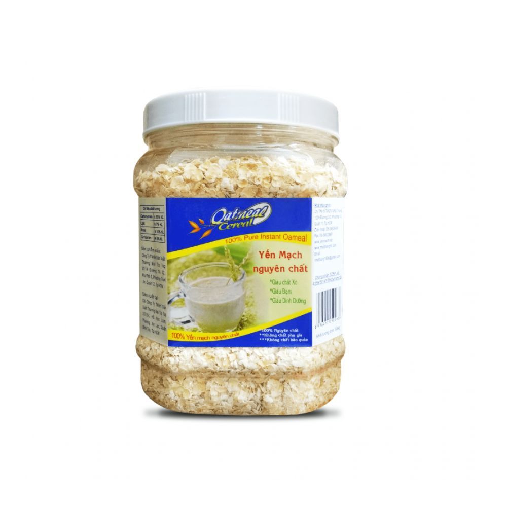 Yến Mạch Nguyên Chất Oatmeal Cereal (500g) 