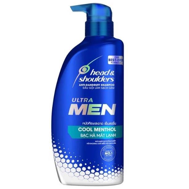  Dầu Gội Head & Shoulders Cho Nam Bạc Hà Mát Lạnh 650ml 