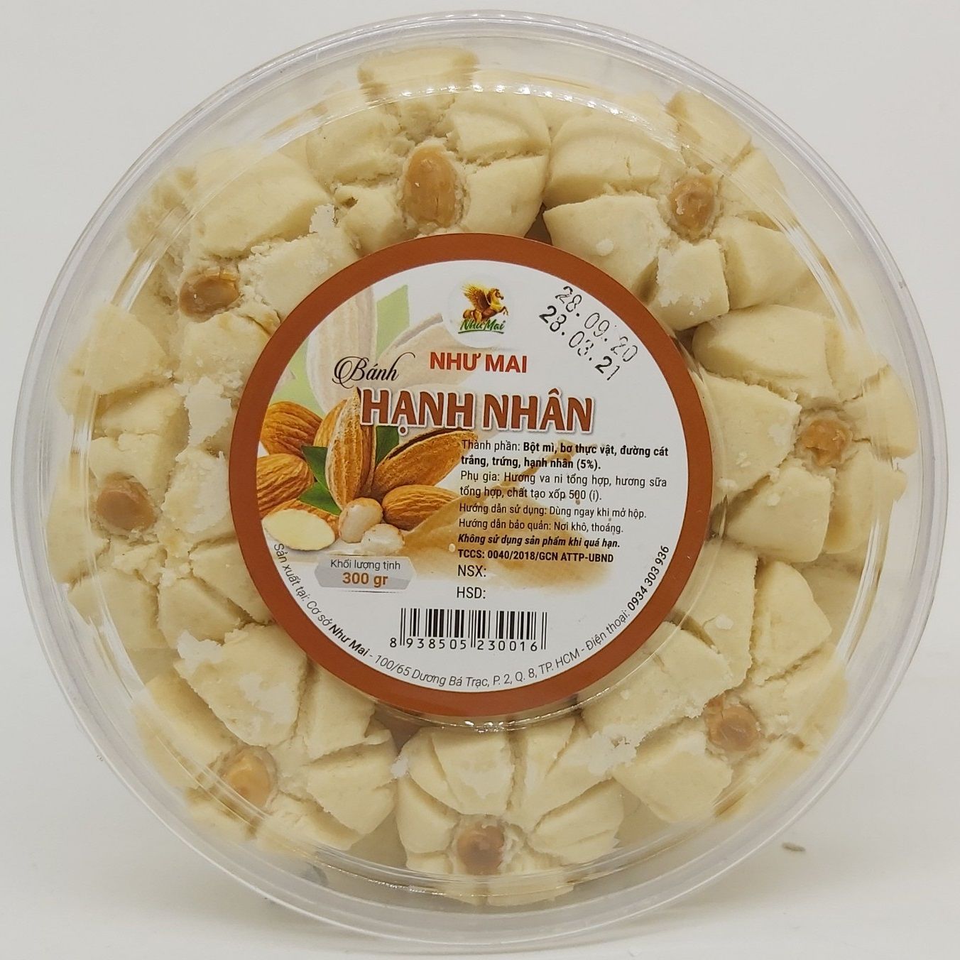  Bánh hạnh nhân Như Mai 330gr 