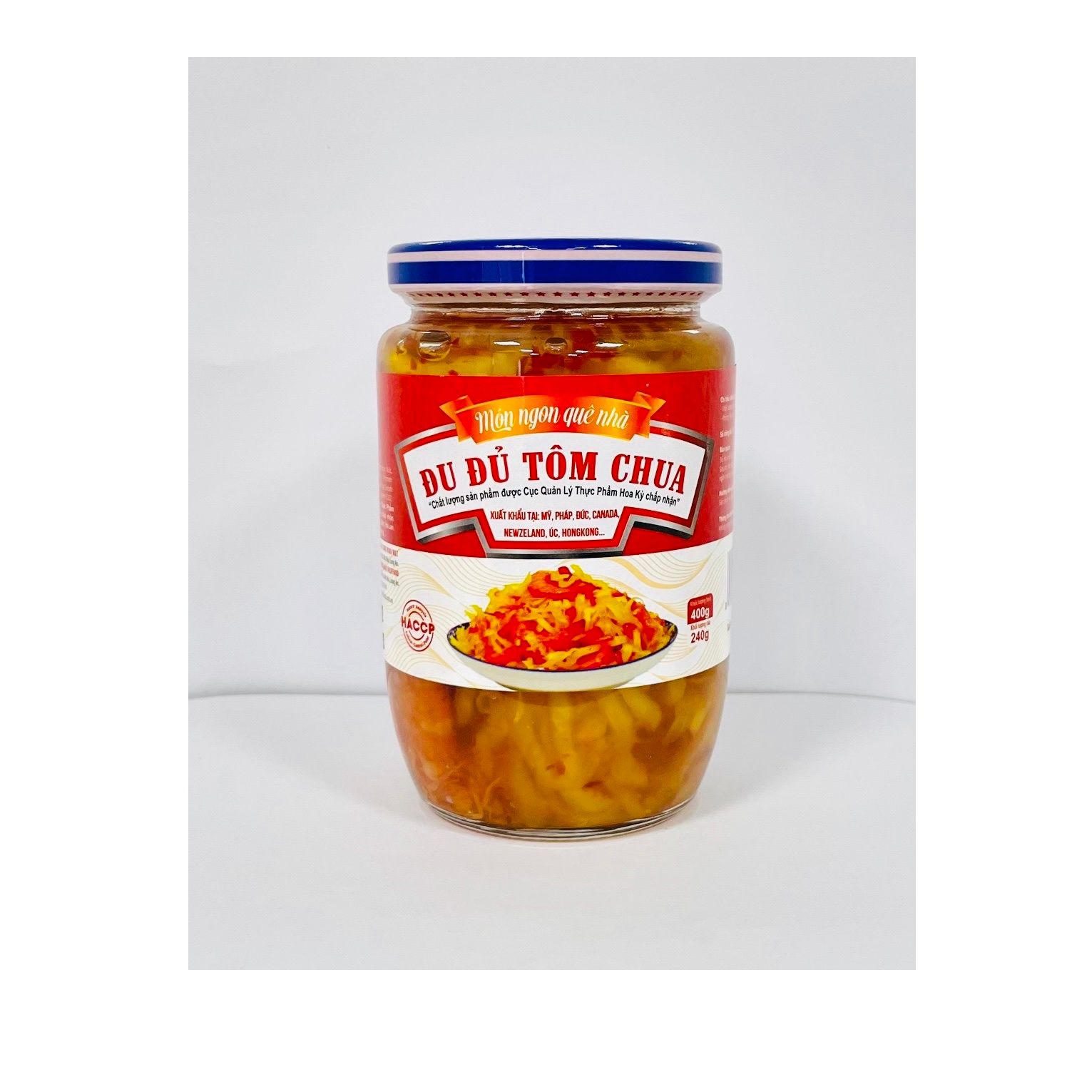  Đu Đủ Tôm Chua - 400g 