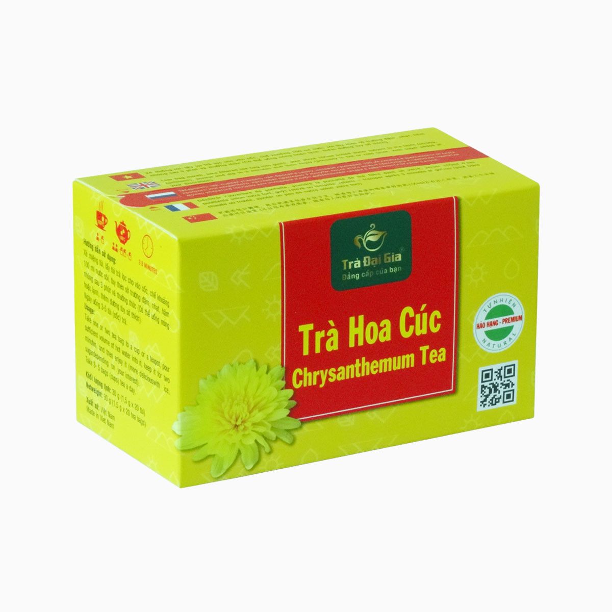  Trà Đại Gia Trà Túi Lọc Hoa Cúc ( 20 Túi Hộp 80g) 