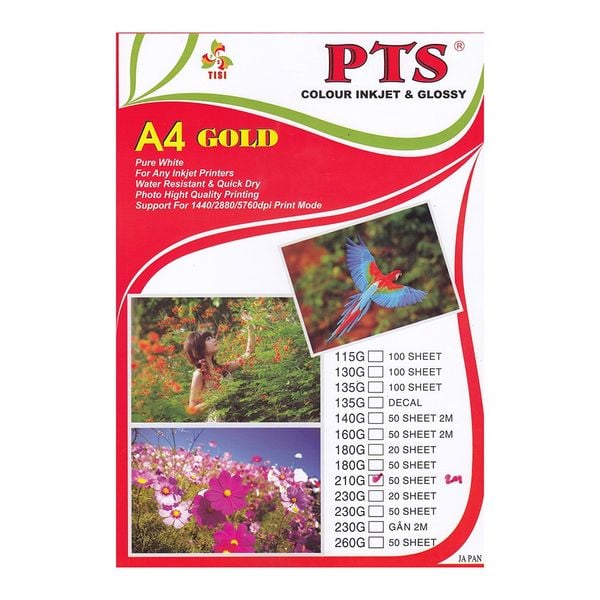  Giấy in ảnh 2 mặt 210gms A4 