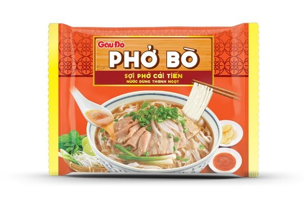  Phở Bò Gấu Đỏ 30 gói x 65g 