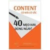  Content Có Mài Có Sắc - 40 Mẹo Hay, Dùng Ngay! 