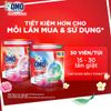  OMO Viên Giặt 3trong1 Hương Tinh Tế 525g/12 túi 