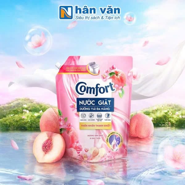 COMFORT Nước Giặt Thiên Thanh Khiết Hương Anh Đào 3kg/túi
