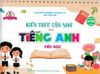  Kiến Thức Cần Nhớ Môn Tiếng Anh Tiểu Học (Dùng Chung Các Bộ SGK Hiện Hành) 