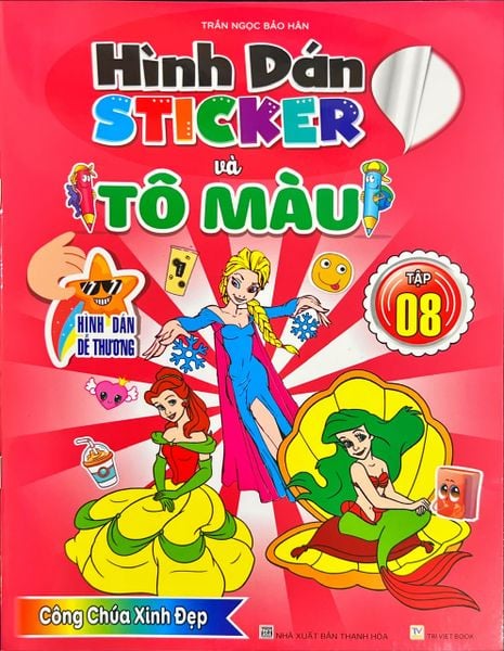  Hình dán sticker và tô màu T.8 
