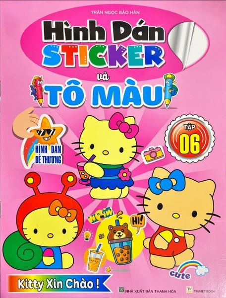  Hình dán sticker và tô màu T.6 