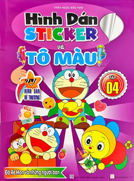  Hình dán sticker và tô màu T.4 