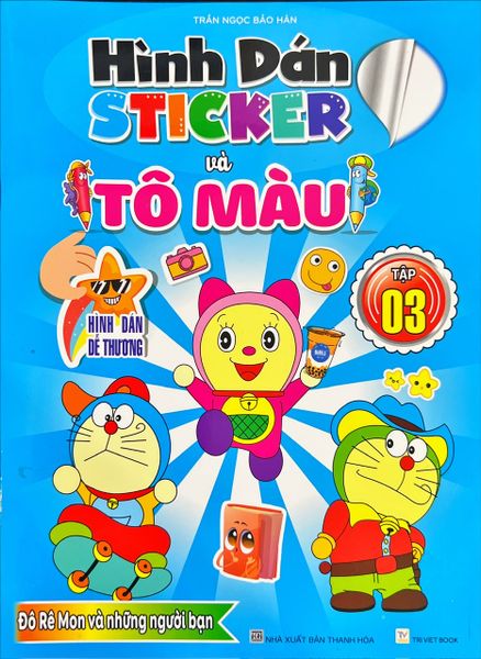  Hình dán sticker và tô màu T.3 