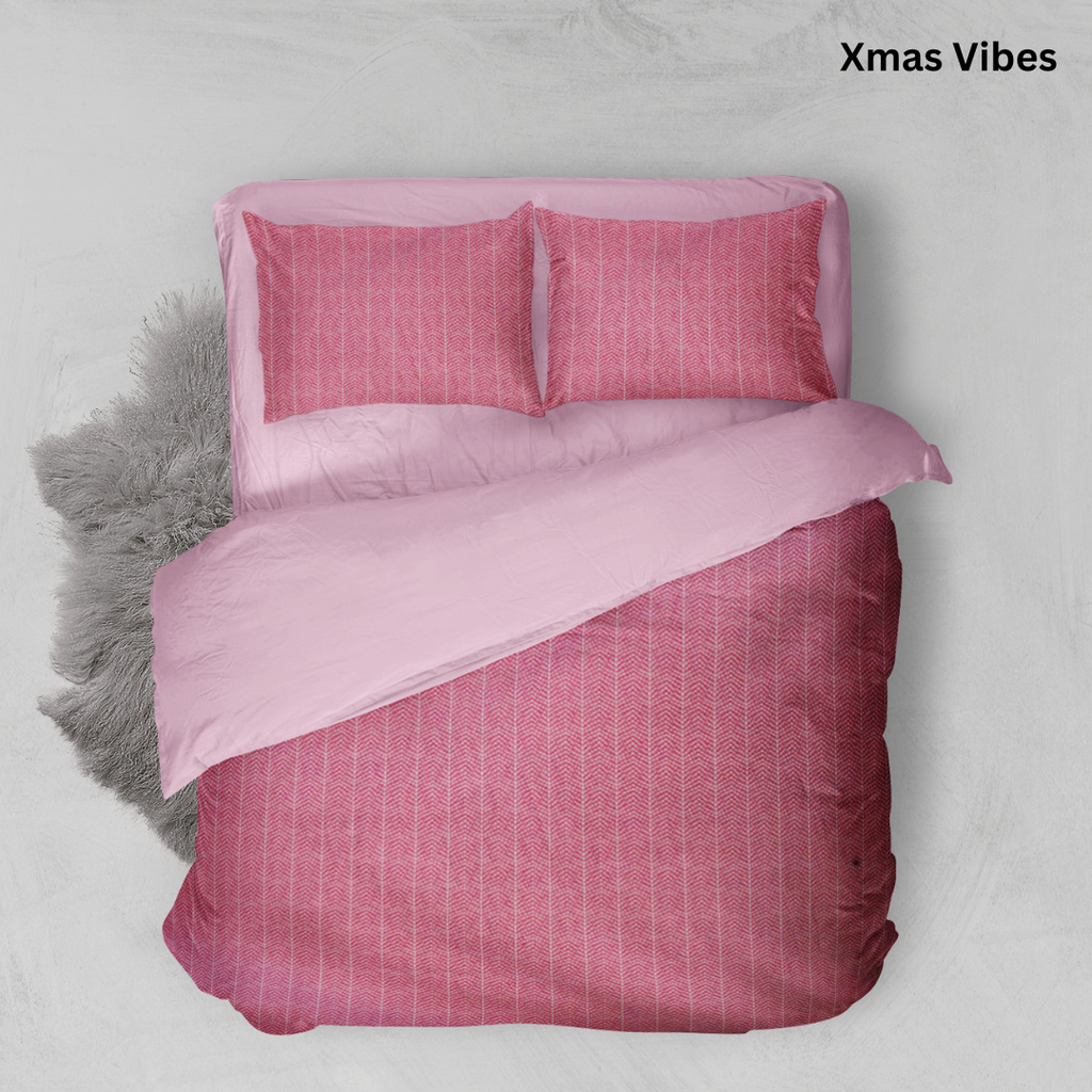 Bộ chăn ga gối Cotton hoạ tiết | 5 món | 160x200cm, 180x200cm, 200x220cm | Xmas Vibes | Mềm mịn, Mát, Thoáng khí | CGCT0028 | À Ơi Concept