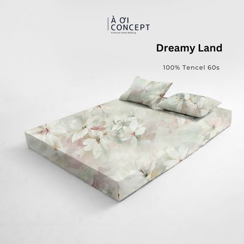  Bộ ga giường & 2 vỏ gối Tencel 60s [ Dreammy Land] À ƠI CONCEPT CBTC0008 