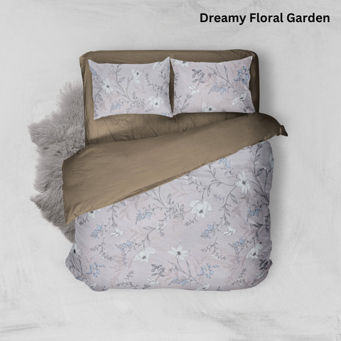 Bộ chăn ga gối Cotton hoạ tiết | 5 món | 160x200cm, 180x200cm, 200x220cm | Dreamy Floral Garden | Mềm mịn, Mát, Thoáng khí | CGCT0006 | À Ơi Concept 