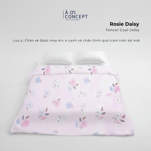  Chăn mền 4 mùa hoạ tiết | Vỏ Tencel 40s | 160x200cm, 180x200cm, 200x220cm | | Rosie Daisy 