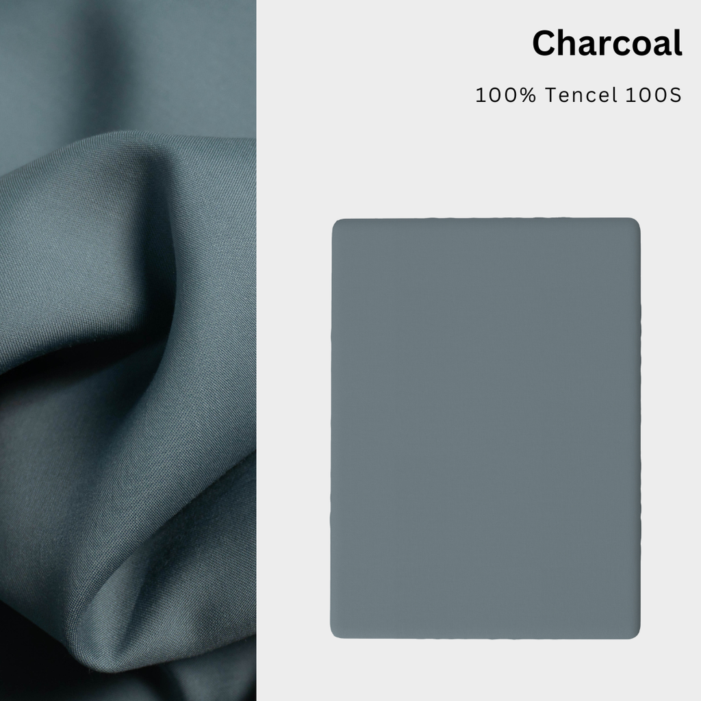 Drap giường Tencel 100s, Màu [ Charcoal] À ƠI CONCEPT DGTC0006
