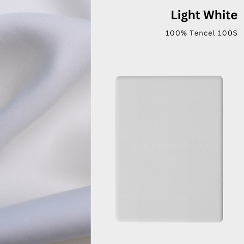  Drap giường Tencel 100s, Màu [ Light White] 