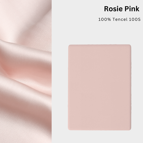  Drap giường Tencel 100s, Màu [ Rosie Pink] 