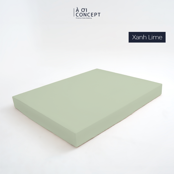  Drap giường Trơn Tencel 60s, Màu [ Xanh Lime] 