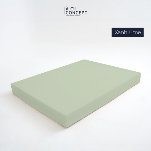  Drap giường Trơn Tencel 60s, Màu [ Xanh Lime] 