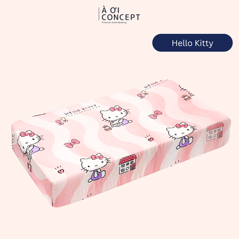  Ga giường cho bé Tencel 60s, Họa tiết [ Hello Kitty] 