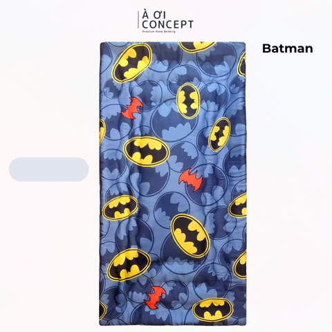  Nệm em bé (< 10 tuổi) | Microfiber | Vỏ Cotton | 70x140 cm / 5-6 cm | Batman 