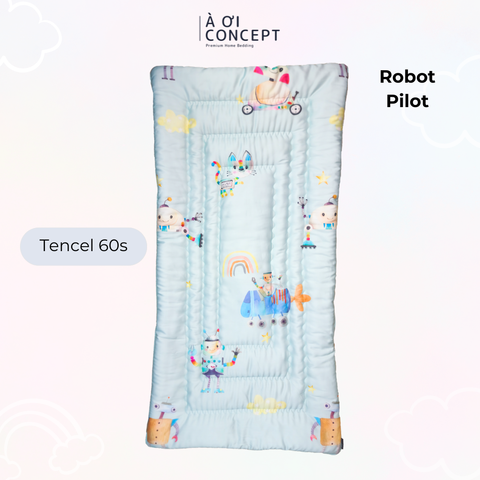 Nệm em bé (< 10 tuổi) | Microfiber | Tencel 60s | 70x140 cm / 5-6 cm | Robot Pilot 