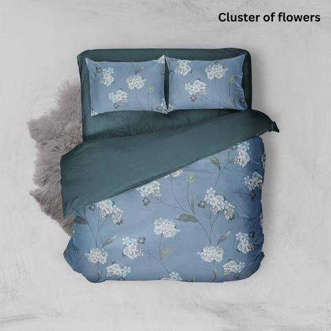  Bộ chăn ga gối Cotton hoạ tiết | 5 món | 160x200cm, 180x200cm, 200x220cm | Cluster of Flowers | Mềm mịn, Mát, Thoáng khí | CGCT0003 | À Ơi Concept 