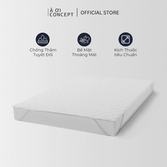  Tấm Bảo Vệ Nệm | Vỏ Cotton/Poly | 100, 120, 140, 160, 180, 200x220cm | Màu trắng 