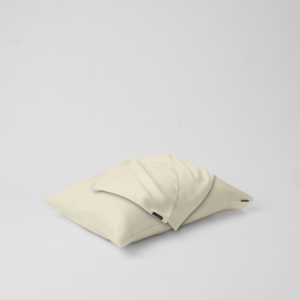 Vỏ gối nằm trơn | Lụa Tencel | 50cmx70cm | Túi lồng ruột | Kem Sữa | Mềm mại | VGTC00049 | À Ơi Concept